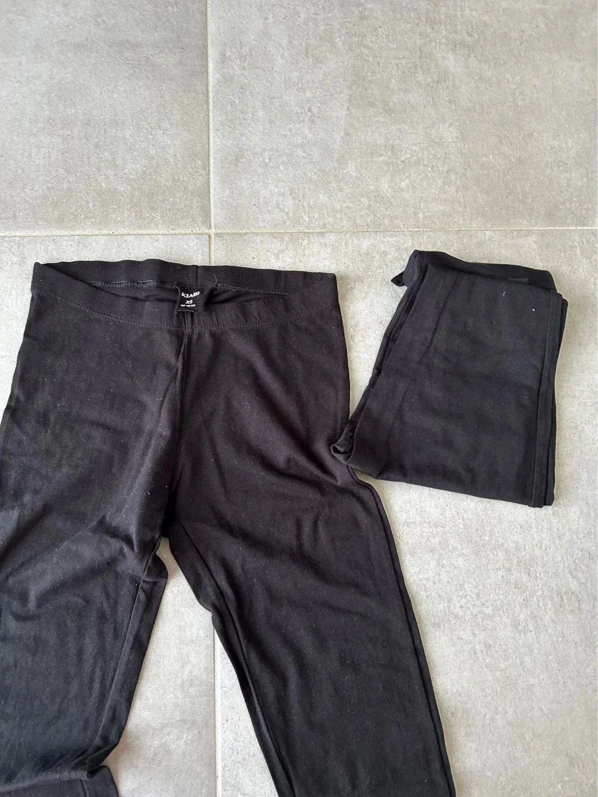 Lote de 2 leggings para crianças de 12 anos Kiabi preto – photo 3